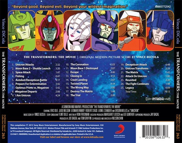 The Transformers The Movie Soundtrack By Vince DiCola Now Available  (2 of 2)